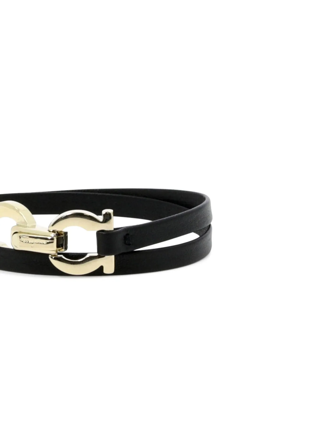 Salvatore Ferragamo Gancini Double-Wrap Bracelet