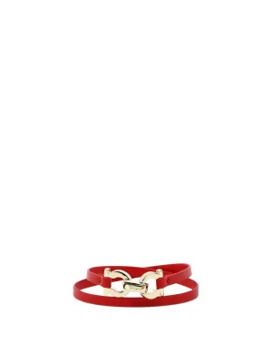 Salvatore Ferragamo Gancini Double Wrap Bracelets