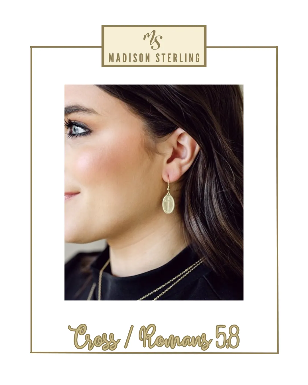 Scripture French Hook Earrings | Madison Sterling