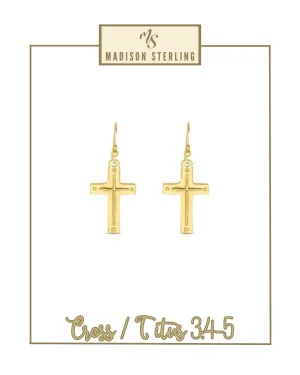 Scripture French Hook Earrings | Madison Sterling