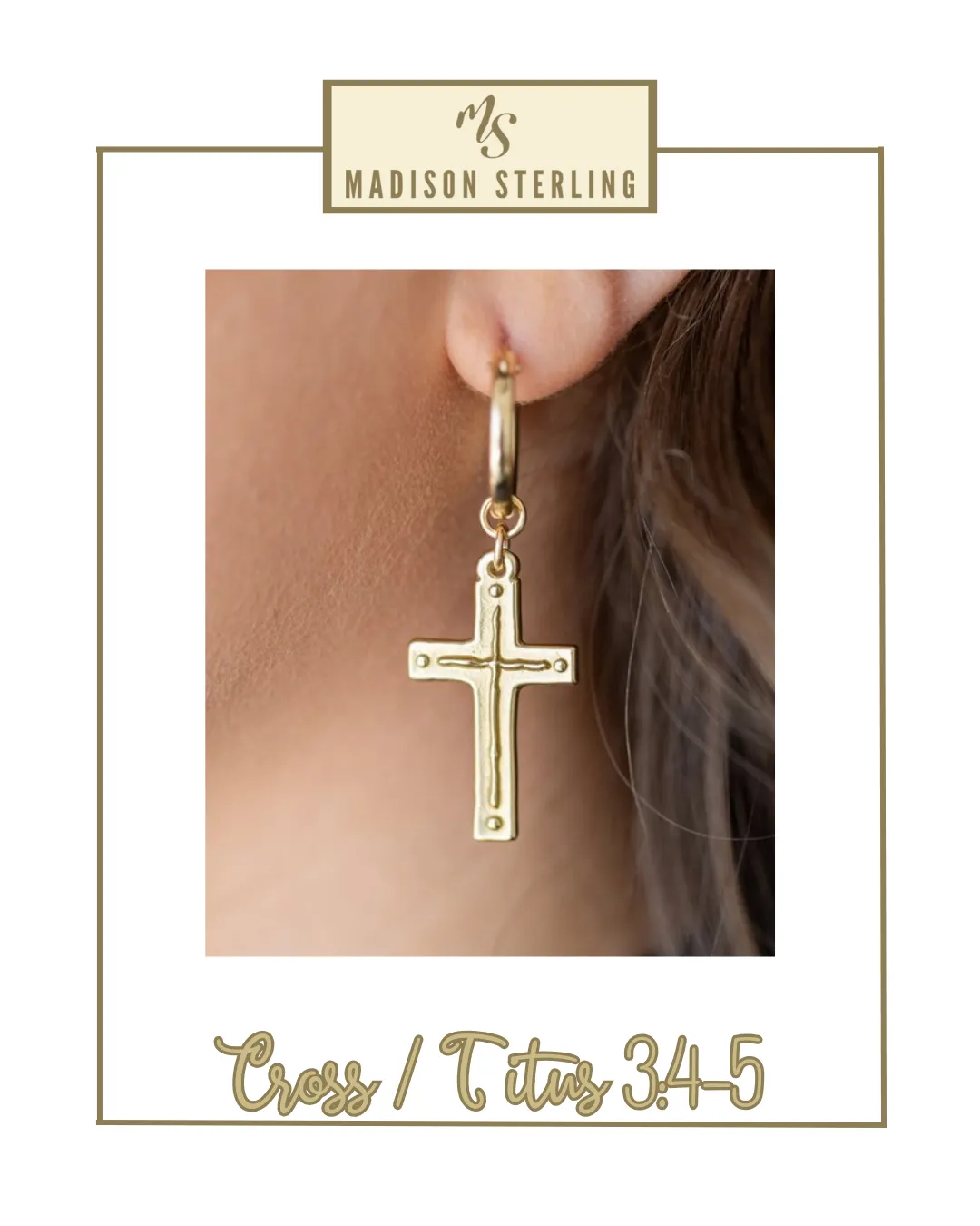 Scripture Hoop Earrings | Madison Sterling