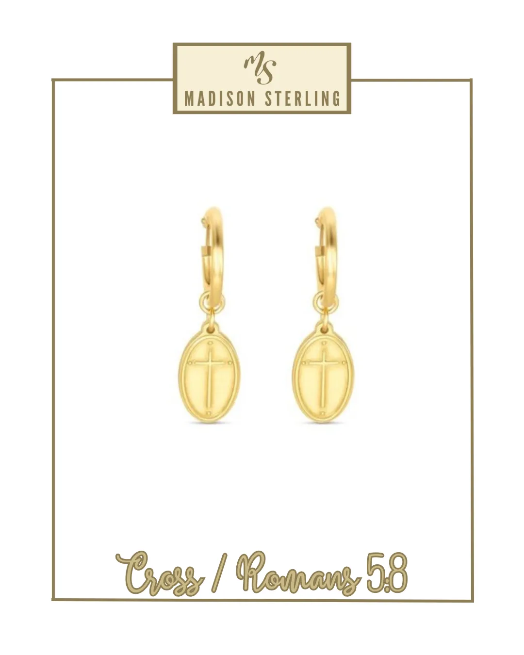 Scripture Hoop Earrings | Madison Sterling
