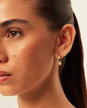 SHAE EARRINGS - GOLD PLATED 18K