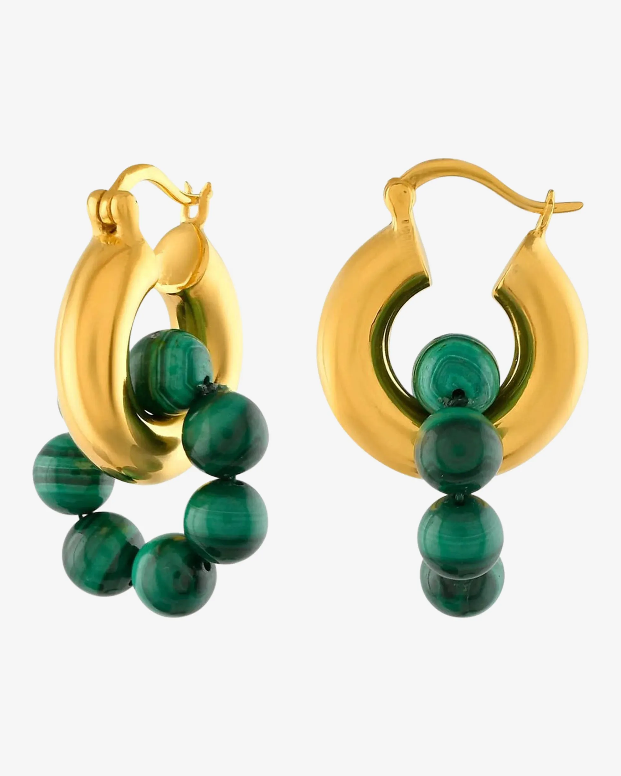 Shyla Malachite Sura Hoops