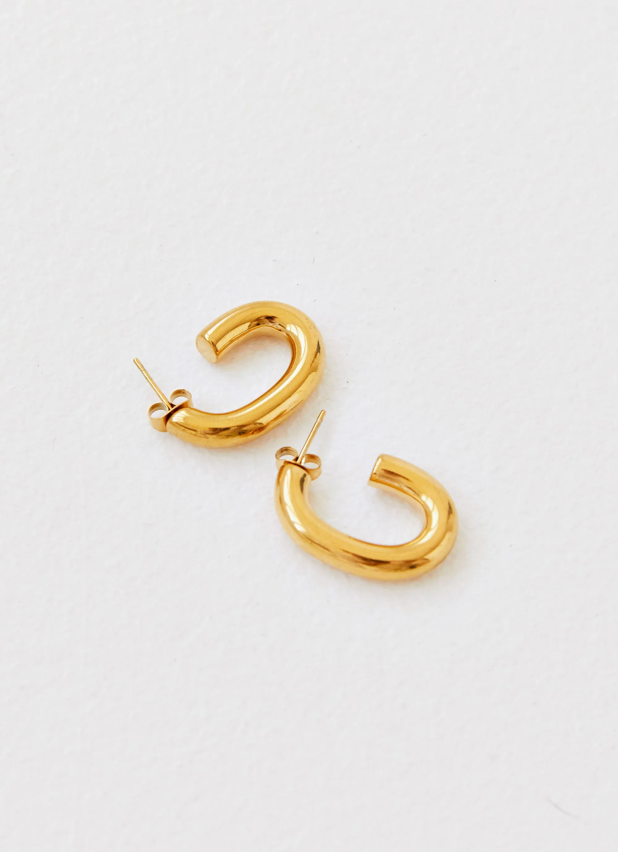 Stardust Hoop Earrings - Gold