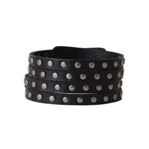 Studded Leather Cuff