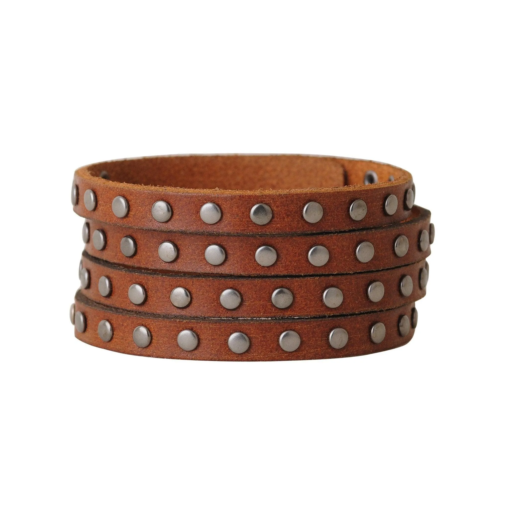 Studded Leather Cuff
