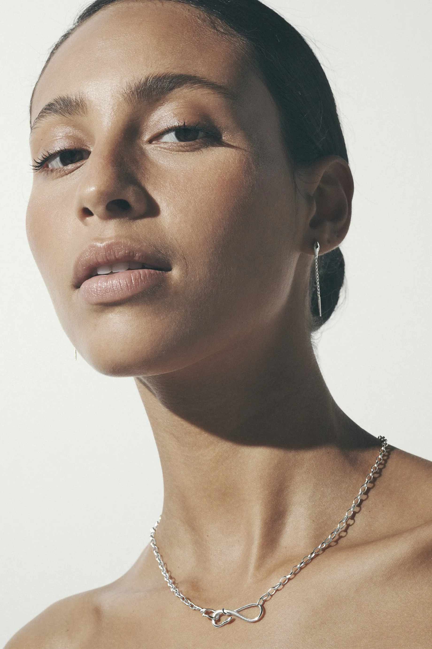 Temple Of The Sun Althea Earring - Silver