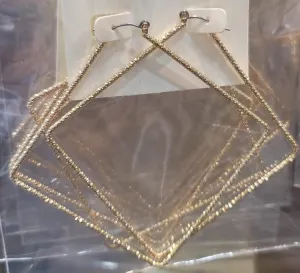 Tex Gold Hoop Earrings