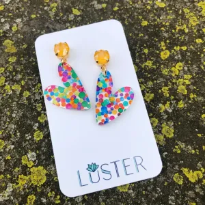 Throw Kindness Like Confetti Earrings