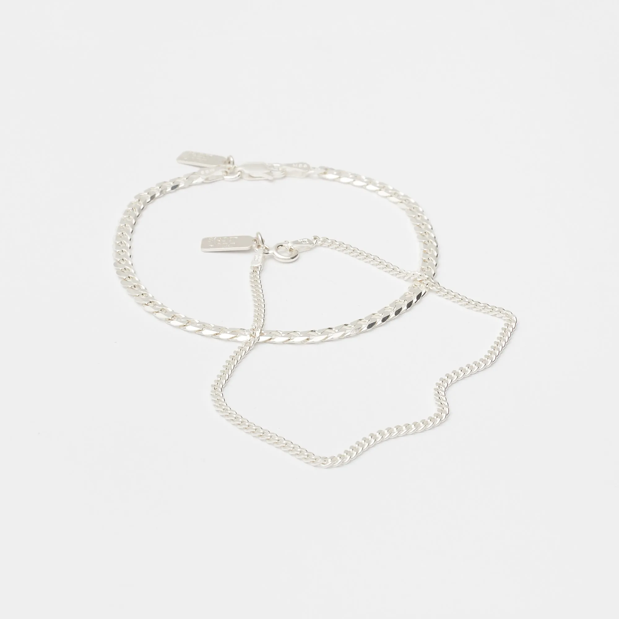 Wild Stack Cuban Bracelets Sterling Silver for Him